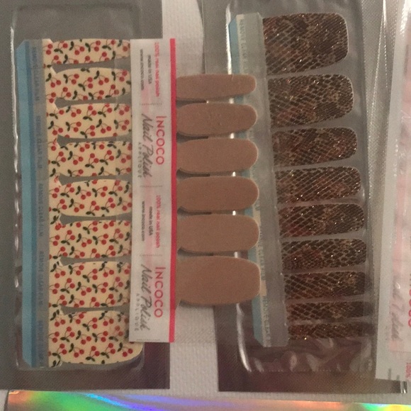 Spring IN PARIS lot 5 items nail wraps Color street Incoco nails - Picture 2 of 8